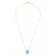 Glorria 14k Solid Gold Opal Pave Hamsa Hands Necklace