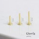 Glorria 14k Solid Gold Pearl Tragus Piercing