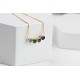 Glorria 925k Sterling Silver Personalized Birthstone Necklace