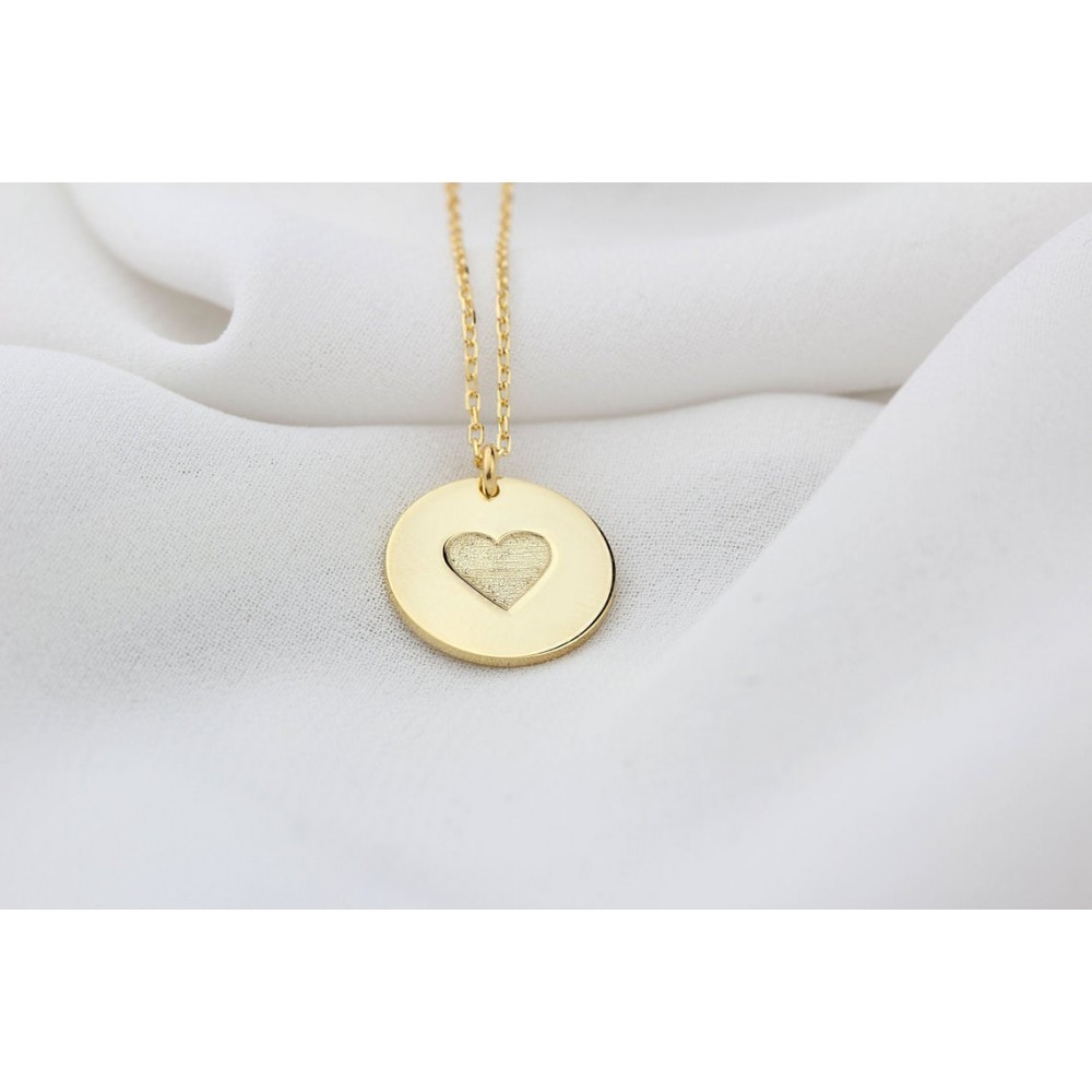 Glorria 925k Sterling Silver Heart Necklace