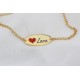 Glorria 925k Sterling Silver Personalized Sterling Silver Name Love Bracelet