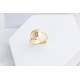 Glorria 925k Sterling Silver Personalized Letter Ring