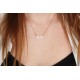 Glorria 925k Sterling Silver Personalized Chinese Name Necklace