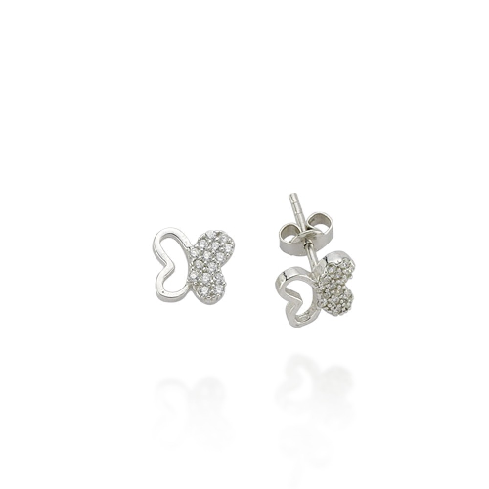 Glorria 925k Sterling Silver Butterfly Earring