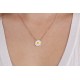 Glorria 925k Sterling Silver Daisy Necklace