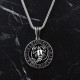 Glorria 925k Sterling Silver Male Cancer Sign Necklace