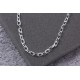 Glorria 925k Sterling Silver 6mm Anchor Chain Necklace