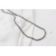 Glorria 925k Sterling Silver 5mm King Chain Necklace