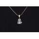 Glorria 925k Sterling Silver Gourmet Chain Jesus Christ Necklace