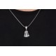 Glorria 925k Sterling Silver Gourmet Chain Jesus Christ Necklace