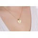 Glorria 925k Sterling Silver Heart Necklace