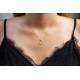 Glorria 14k Solid Gold Drop Necklace