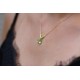 Glorria 14k Solid Gold Drop Necklace