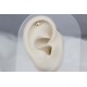 Glorria 14k Solid Gold Lightning Helix Piercing