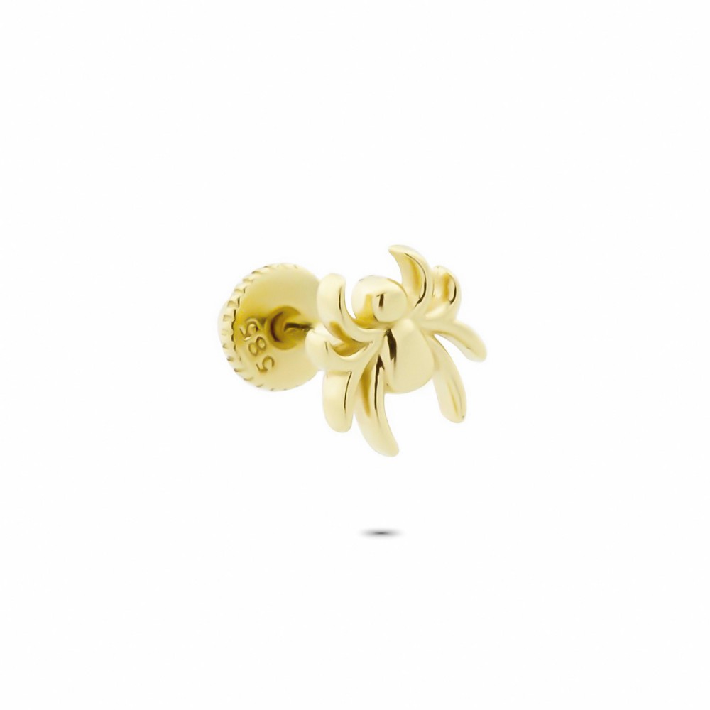 Glorria 14k Solid Gold Spider Helix Piercing