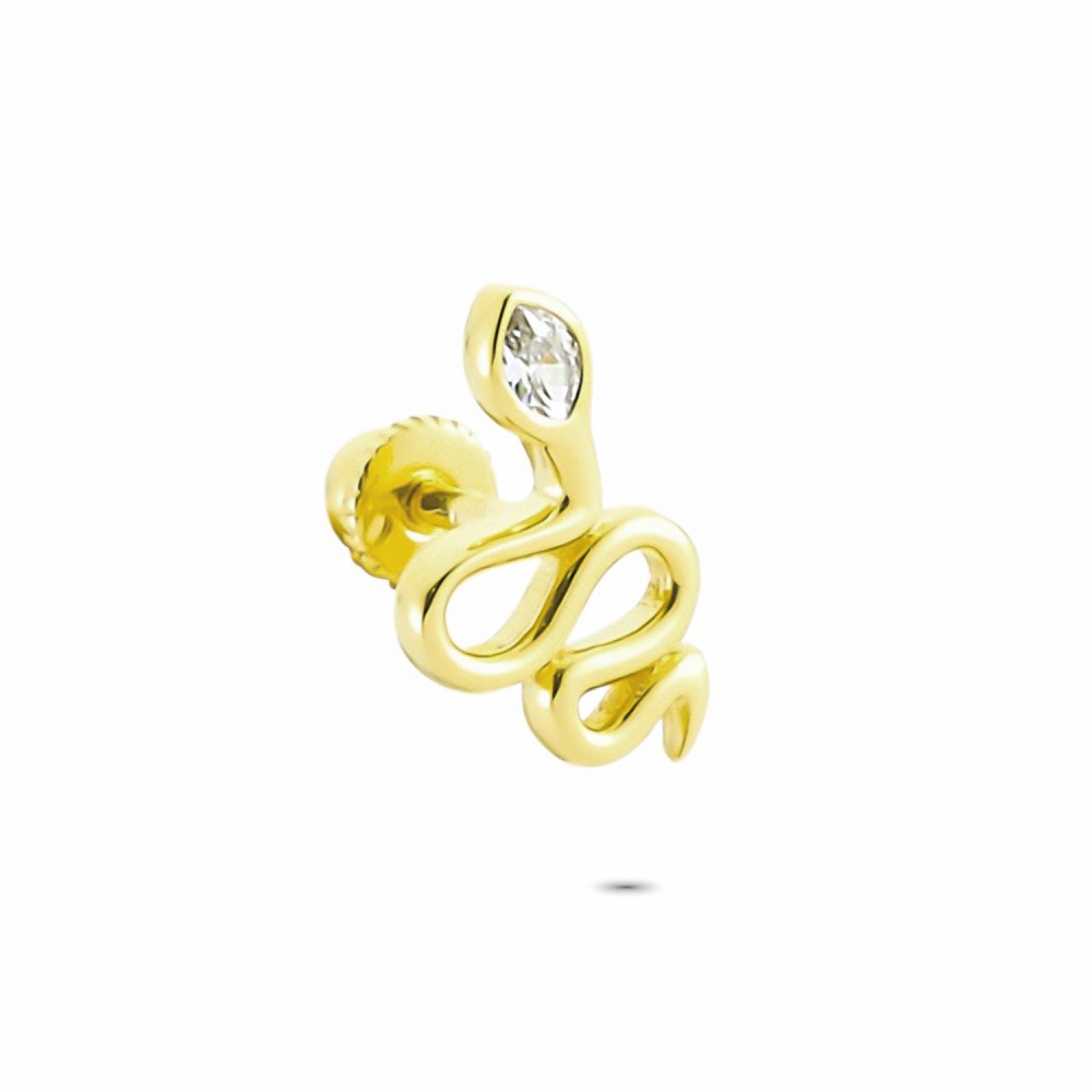 Glorria 14k Solid Gold Snake Helix Piercing