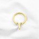 Glorria 14k Solid Gold Aries Ring Helix Piercing