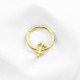 Glorria 14k Solid Gold Sagittarius Ring Helix Piercing