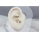 Glorria 14k Solid Gold Snake Tragus Piercing