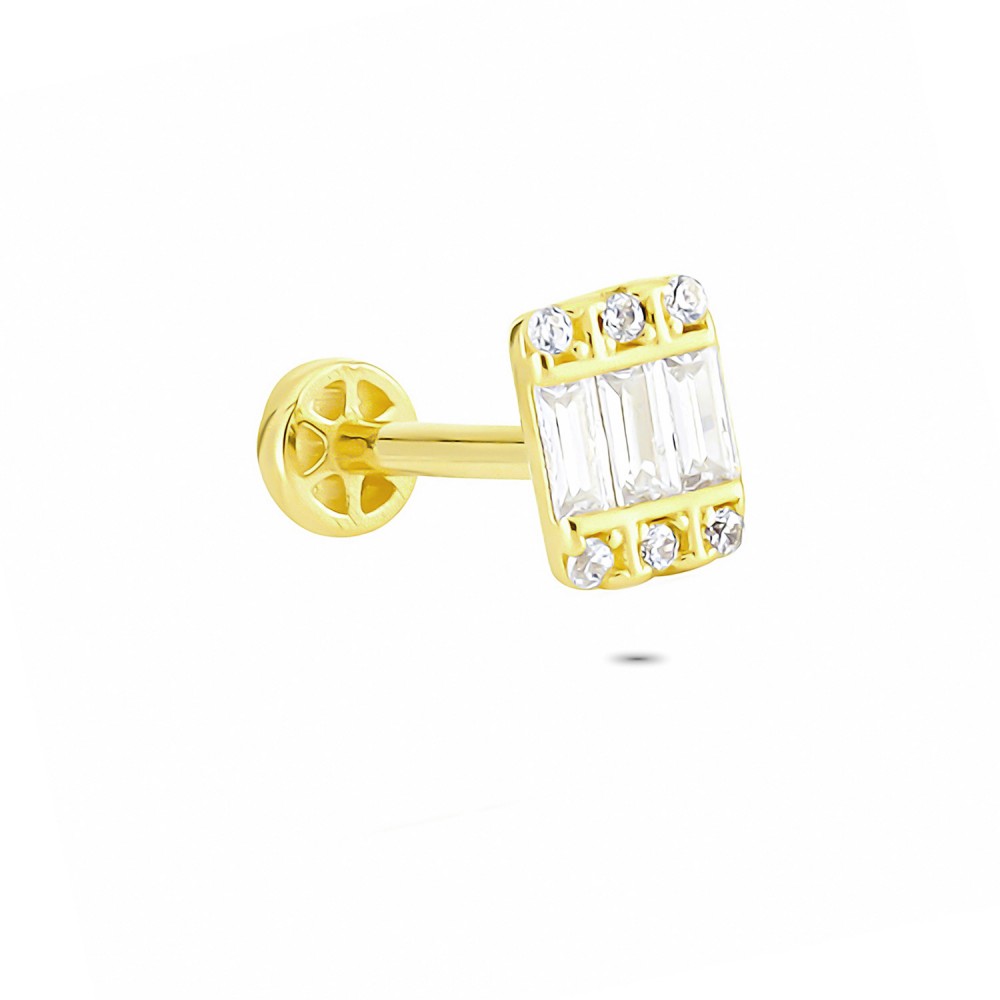 Glorria 14k Solid Gold Drumstick Tragus Piercing