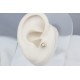 Glorria 14k Solid Gold Pearl Tragus Piercing