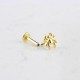 Glorria 14k Solid Gold Spider Tragus Piercing