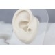 Glorria 14k Solid Gold Flower Tragus Piercing