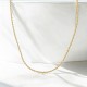 Glorria 14k Solid Gold Rope Chain