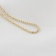 Glorria 14k Solid Gold Popcorn Chain