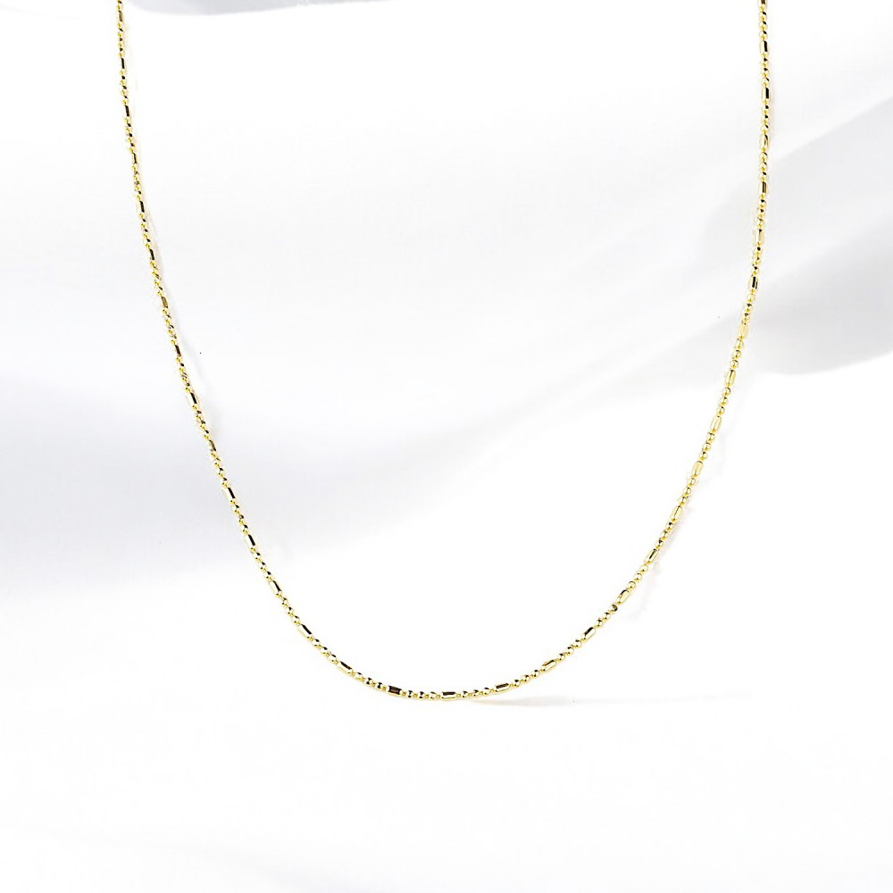 Glorria 14k Solid Gold Ball Chain