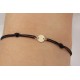 Glorria 14k Solid Gold Circle Rope Bracelet