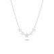 Glorria 14k Solid Gold White Star Necklace