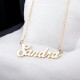 Glorria 925k Sterling Silver Personalized Name Necklace