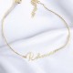 Glorria 925k Sterling Silver Personalized Name Bracelet