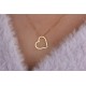 Glorria 925k Sterling Silver Heart Necklace