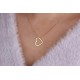 Glorria 925k Sterling Silver Heart Necklace