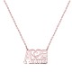 Glorria 925k Sterling Silver Personalized Letter Silver Mother Necklace