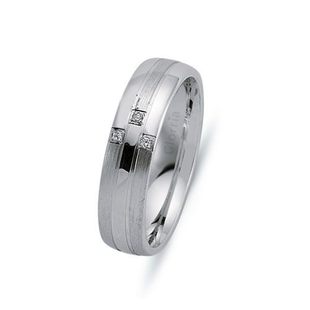 Glorria 925k Sterling Silver 5mm Woman Wedding Ring