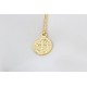 Glorria 925k Sterling Silver Saint Benedict Medal Necklace