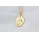 Glorria 925k Sterling Silver Virgin Mary Necklace