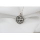 Glorria 925k Sterling Silver Saint Benedict Medal Necklace