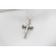 Glorria 925k Sterling Silver Cross Necklace