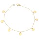 Glorria 14k Solid Gold Plate Bracelet