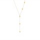 Glorria 14k Solid Gold Flower Necklace