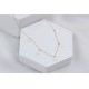 Glorria 14k Solid Gold Luck Necklace