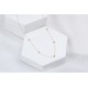 Glorria 14k Solid Gold Ball Necklace