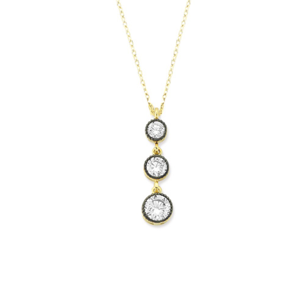 Glorria 14k Solid Gold Shake Necklace